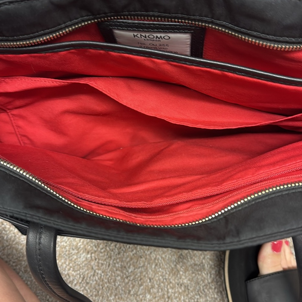 Knomo London Black Women’s Laptop Bag - Picture 9 of 11